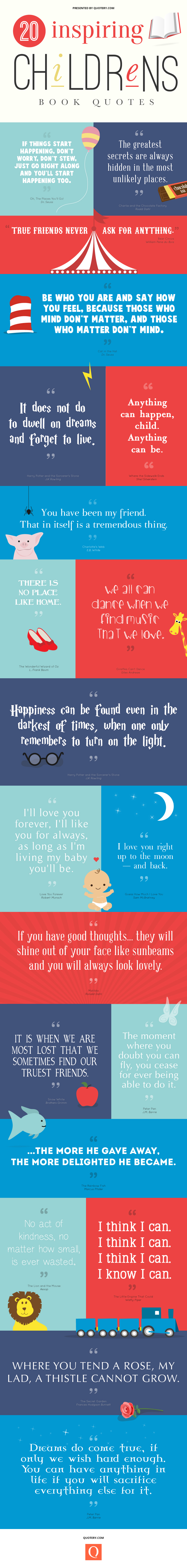 20 inspiring children’s book quotes